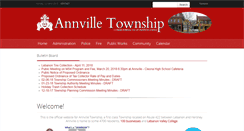 Desktop Screenshot of annvilletwp.com